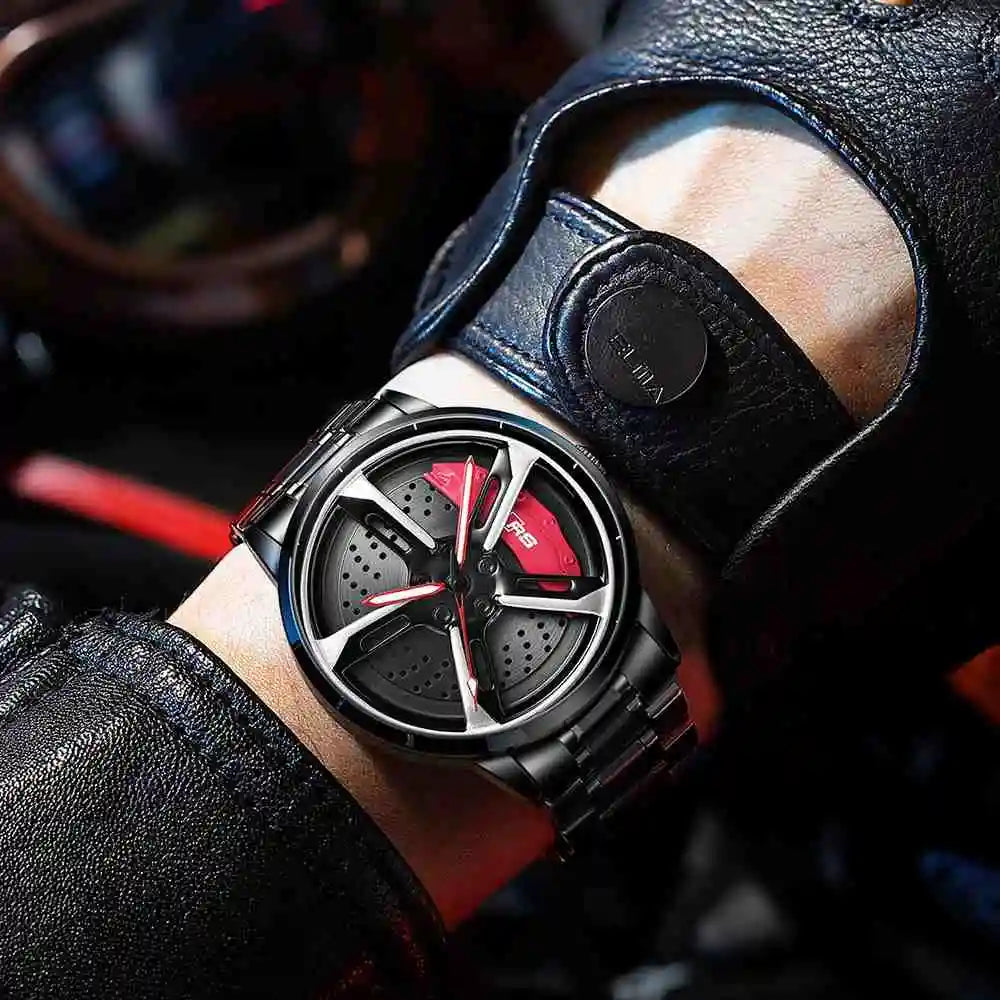 Reloj Llanta Audi (giratorio)