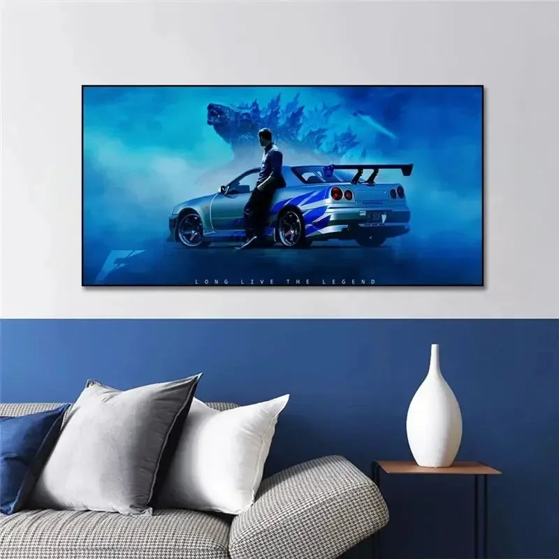 Poster Nissan Skyline GTR R34